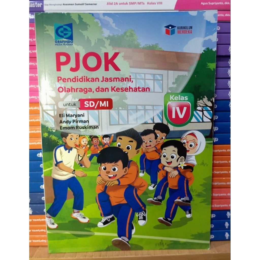 Buku PJOK Kelas 4 SD Kurikulum Merdeka Grafindo