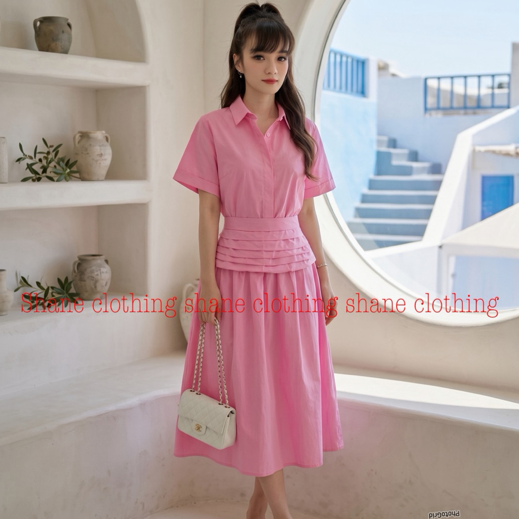 SHANE CLOTHING BORA ONE SET ATASAN DAN ROK KATUN POPLIN