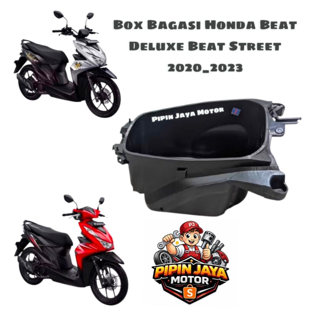 Box Bagasi Bok Penyimpanan Bawah Jok Motor Honda Beat Deluxe Beat Street Tahun 2020_2023