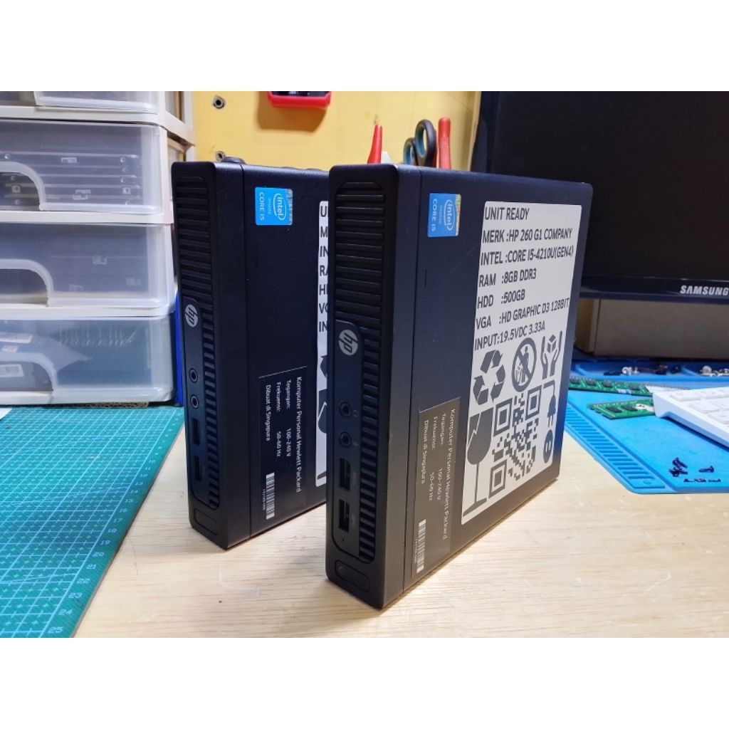 PC MINI CORE I5 GEN 4 RAM 8GB HARDISK 500GB