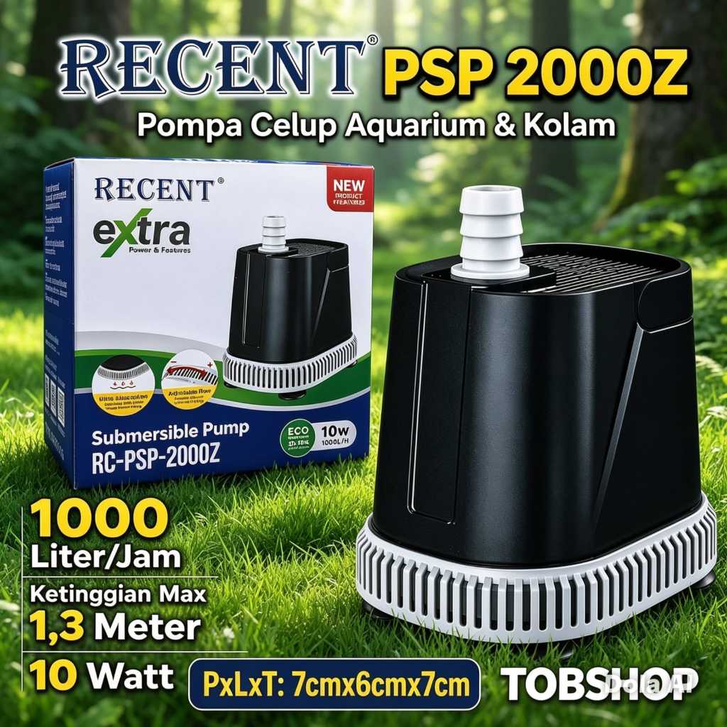Mesin Pompa Celup PENGUIN ARMADA AM PSP 2000Z 2000 Z Filter Bawah Aquarium Aquascape Air Terjun Kola