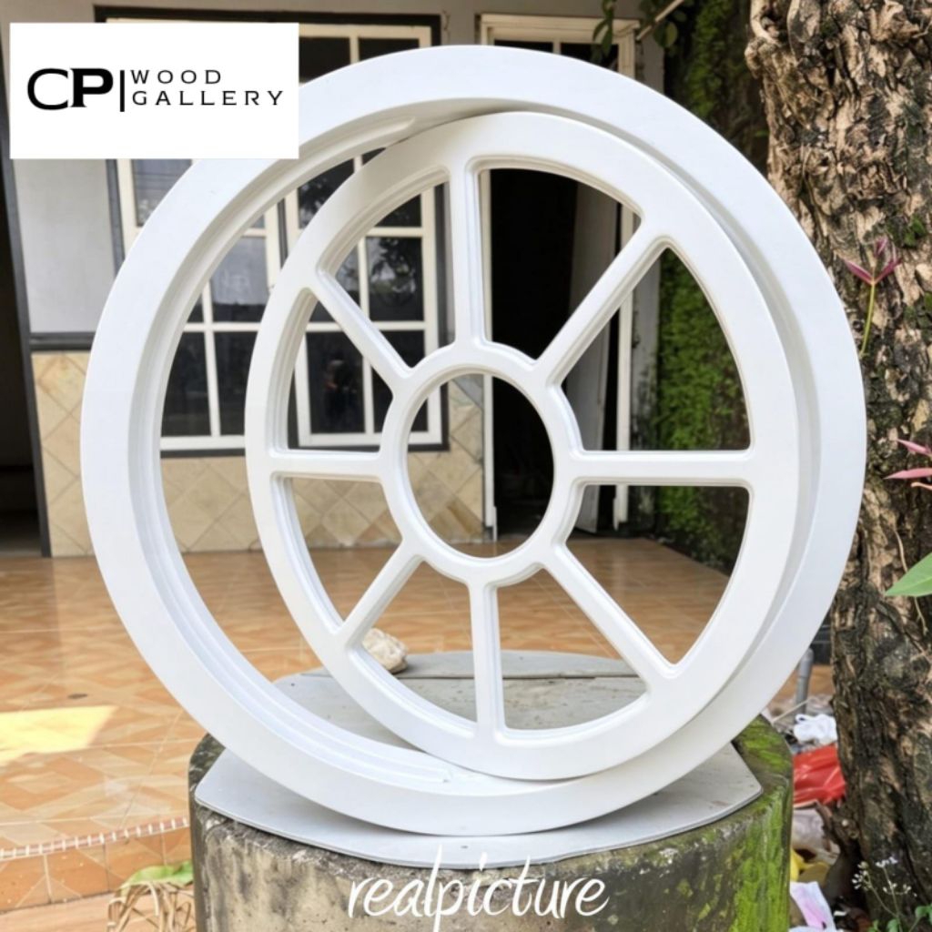 Kusen Jendela Bulat Aesthetic Diameter 120cm | KJC-8