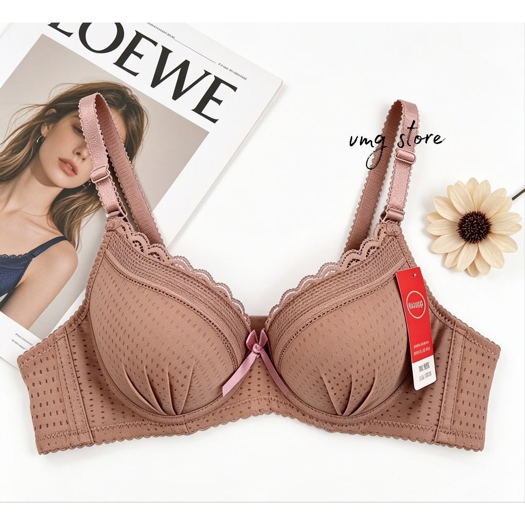 Bra tanpa kawat 869 Bra cup A kancing 3 ukuran 34.36.38