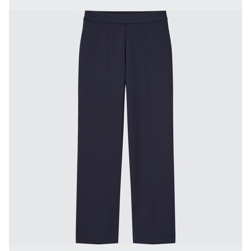 Uni*lo Stretch Double Face Straight Pants
