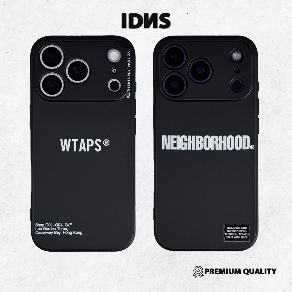 IDNS Softcase Neighborhood / Wtaps 05 Casing Iphone 11 Pro Max | 12 Pro Max | 13 Pro Max 14 Pro Max 