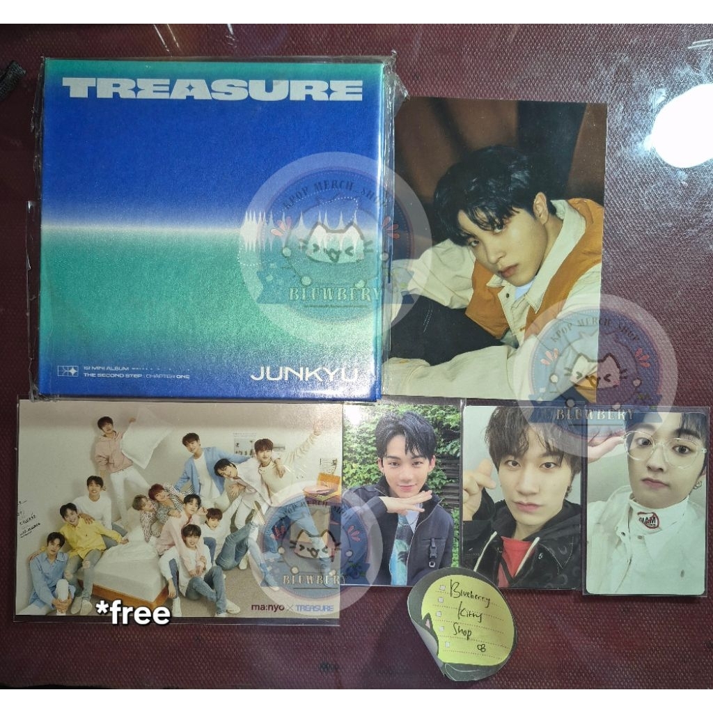 TREASURE PHOTOCARD Hyunsuk Dagu Take All with Photocard Haruto, Jihoon TREASURE Postcard Junghwan, P
