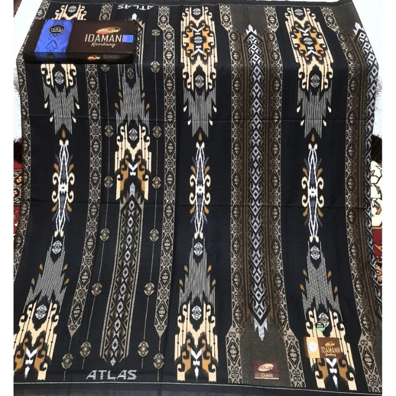 Sarung Atlas Rayon Motif Bhs Sarung atlas motif bhs