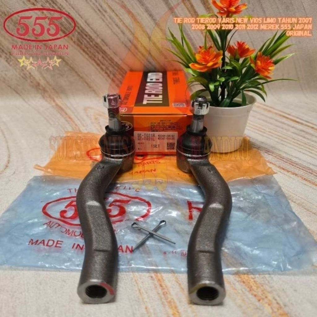 Tie Rod Tierod Terot Yaris Bakpao New Vios Limo 2006 2007 2008 2009 2010 2011 2012 2013 555 japan ha