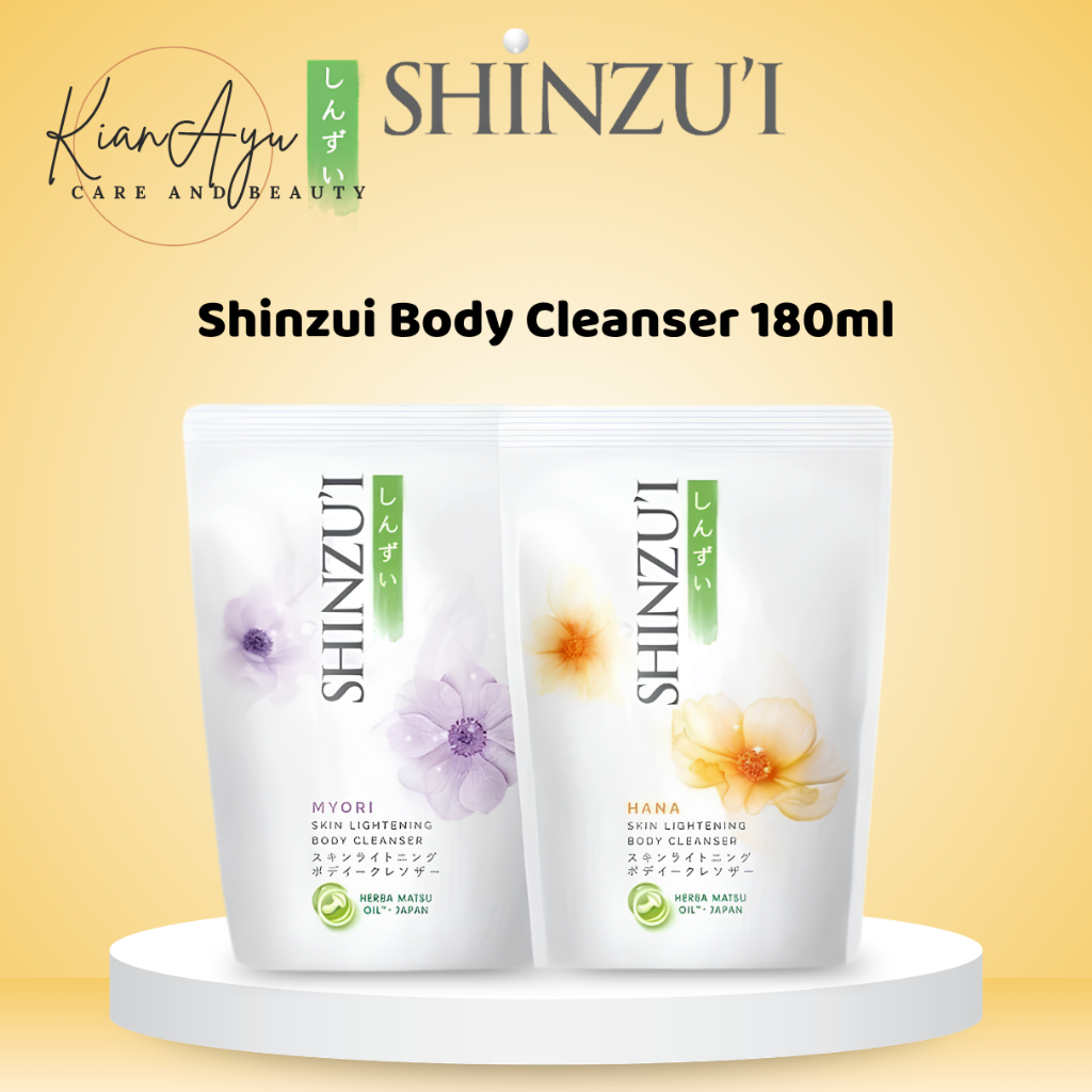 SHINZUI Body Wash Cleanser - Sabun Mandi Cair Sinzui Skin Lightening Kemasan Hemat