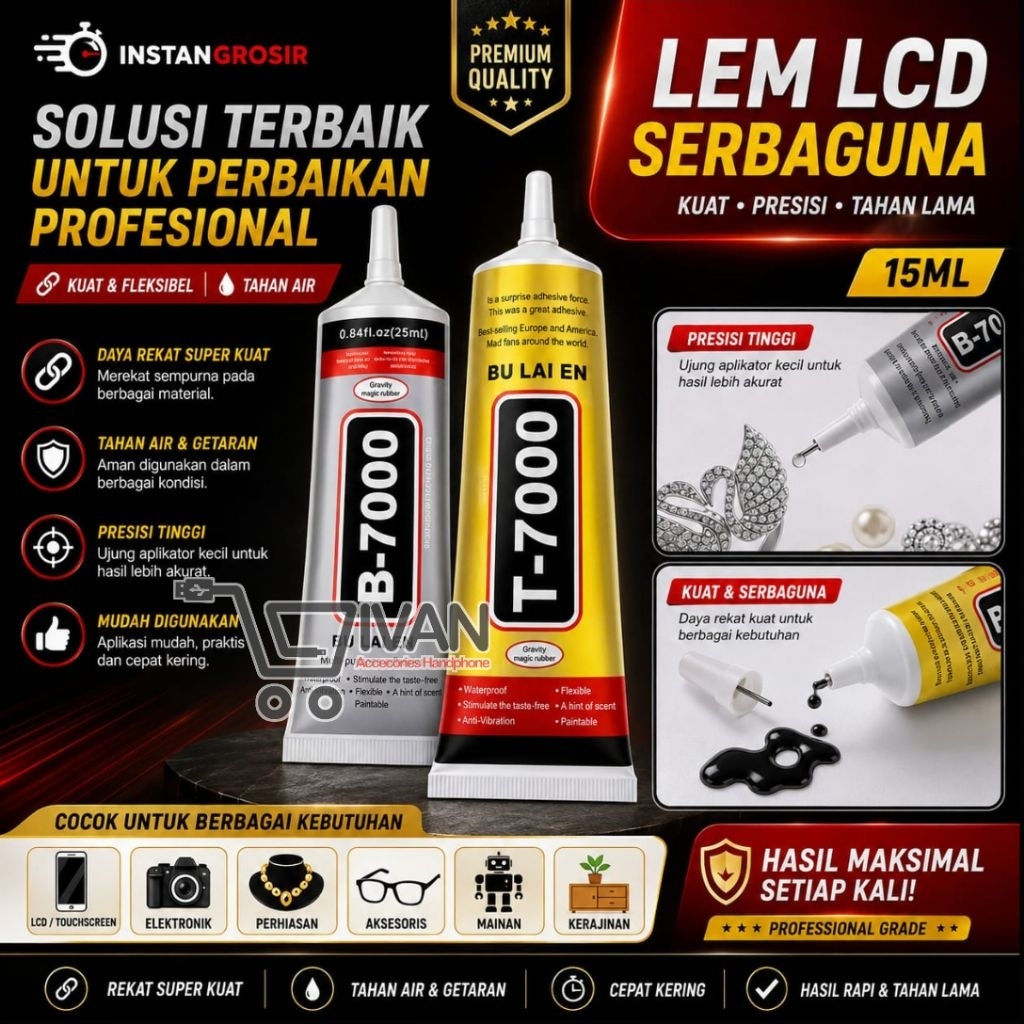 Lem LCD HP Serbaguna Daya Rekat Sangat Kuat