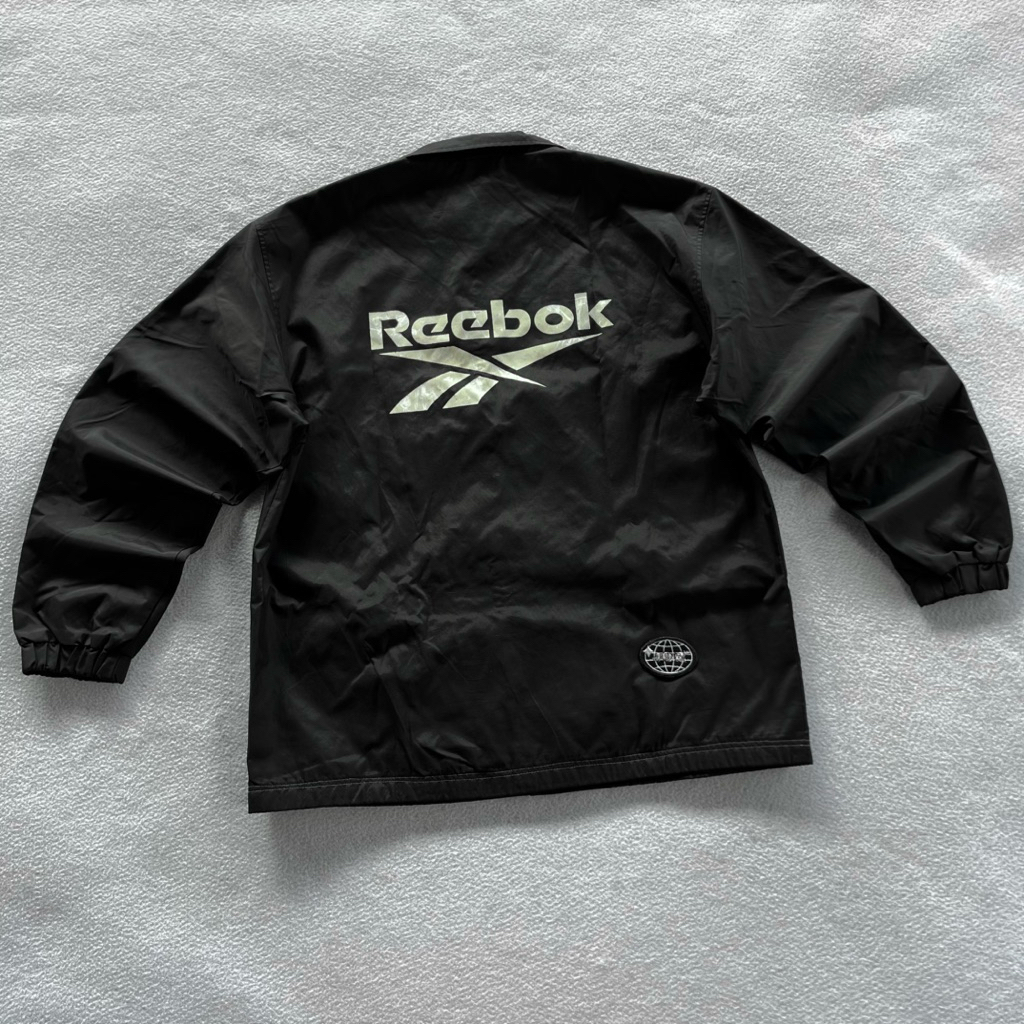 Vintage 90s Windbreaker REEBOK Coach Jacket (Oversize Cut)