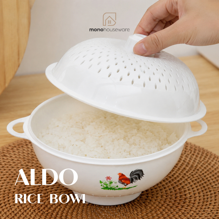 [ MONO ] ALDO RICE BOWL/RICE BOWL/SANGKU NASI/WAKUL NASI PLASTIK/WAKUL NASI