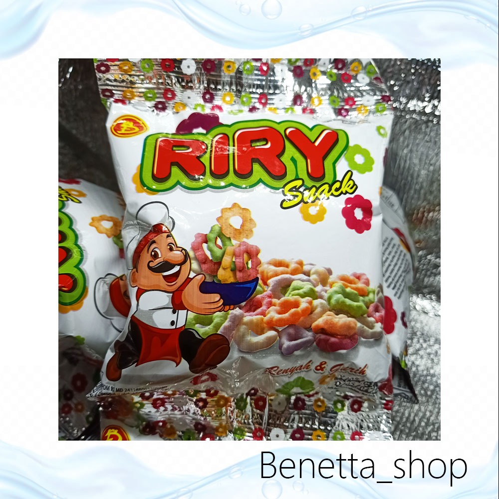 Riry Snack Bentuk Bunga Jadul Renceng JUMBO NEW KEMASAN