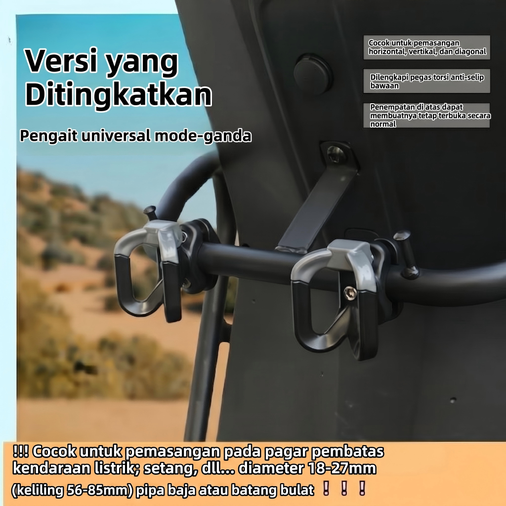 Untuk Honda ADV 160 / 150 / 350, hook CNC aluminium motor, pengait master rem, dudukan gantung tas, 