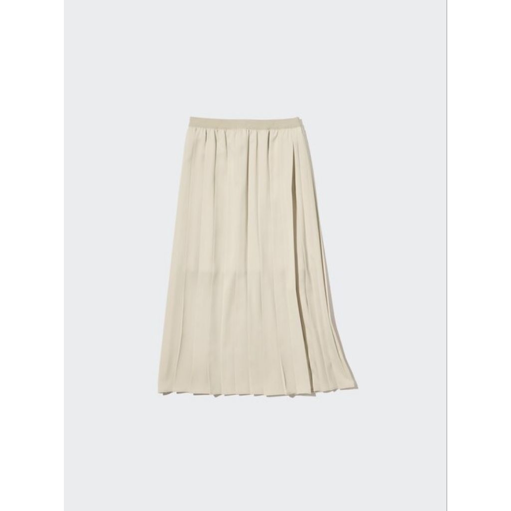 Rok Plisket Uniqlo Ivory