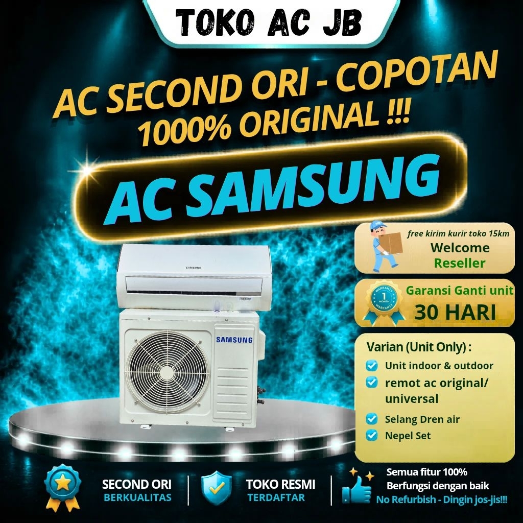 Ac Second 1/2pk samsung ori copotan (bukan refurbish) Bergaransi!!