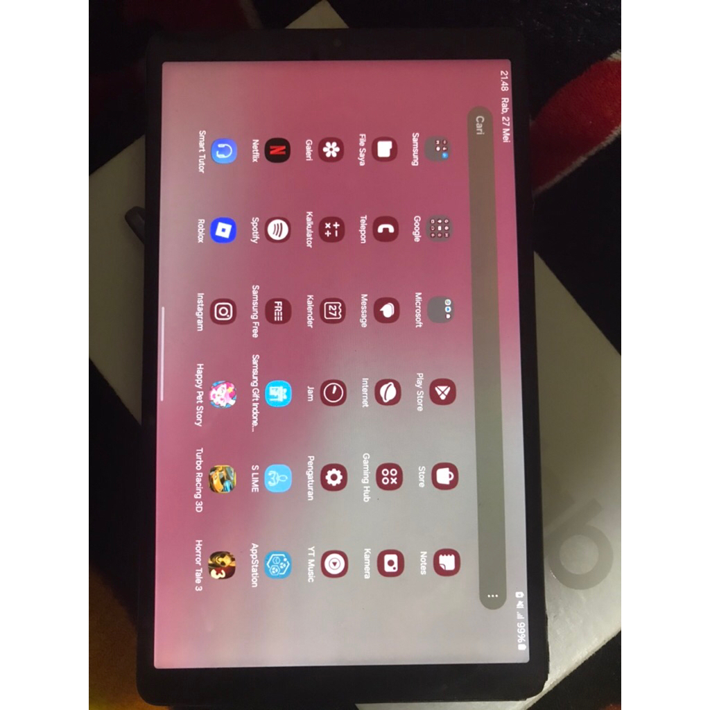 Tab Samsung A7 lite, second
