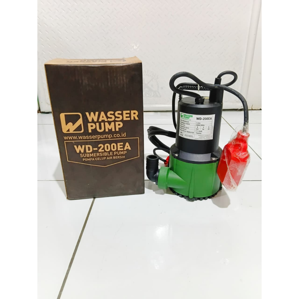 Pompa Celup WASSER WD 200EA // Pompa Kolam Ikan // Pompa Celup Air Bersih