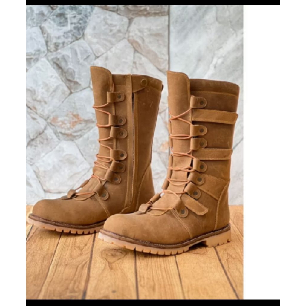 sepatu boots touring kulit