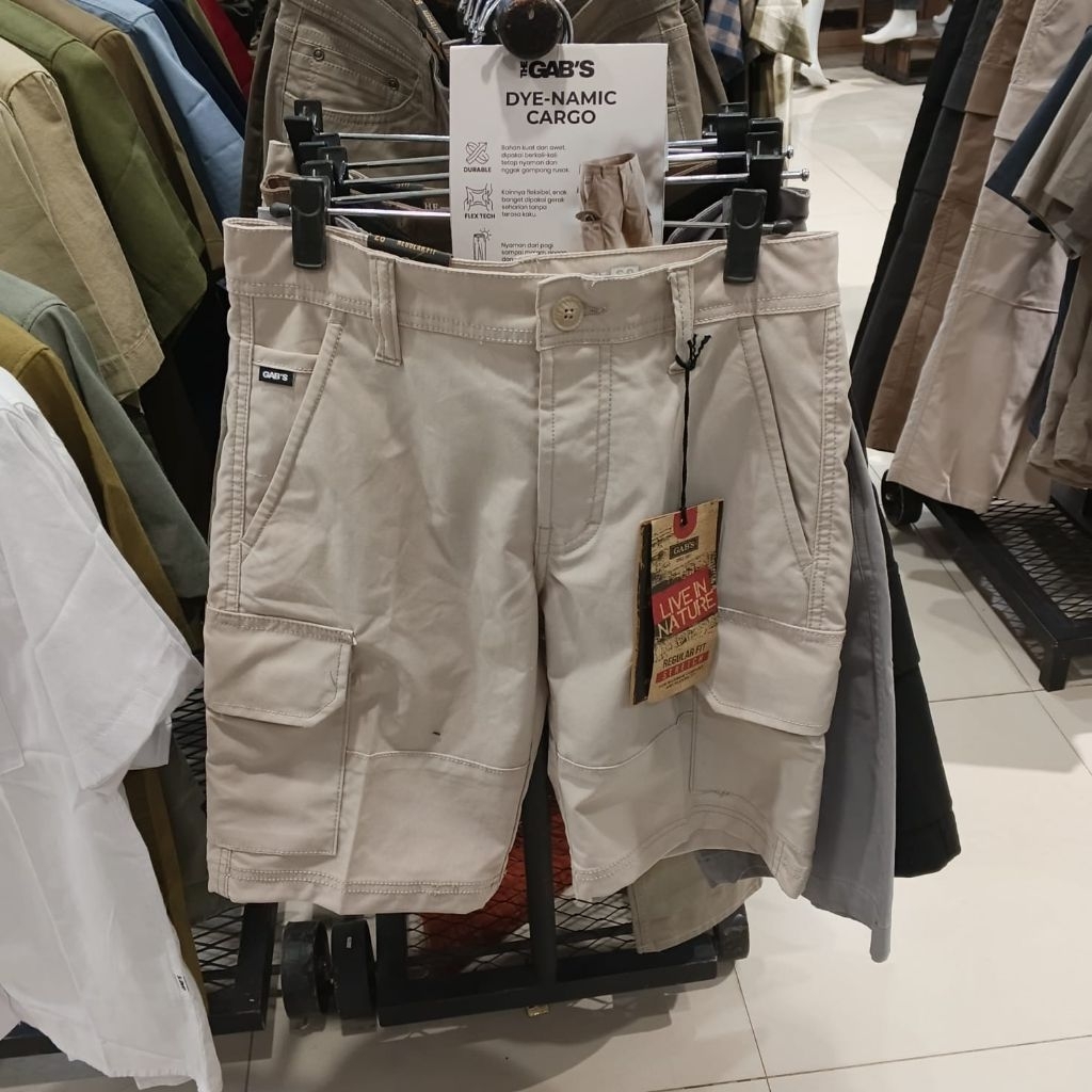 GABS CELANA PNDEK PRIA - CELANA CARGO PENDEK PRIA - ORIGINAL