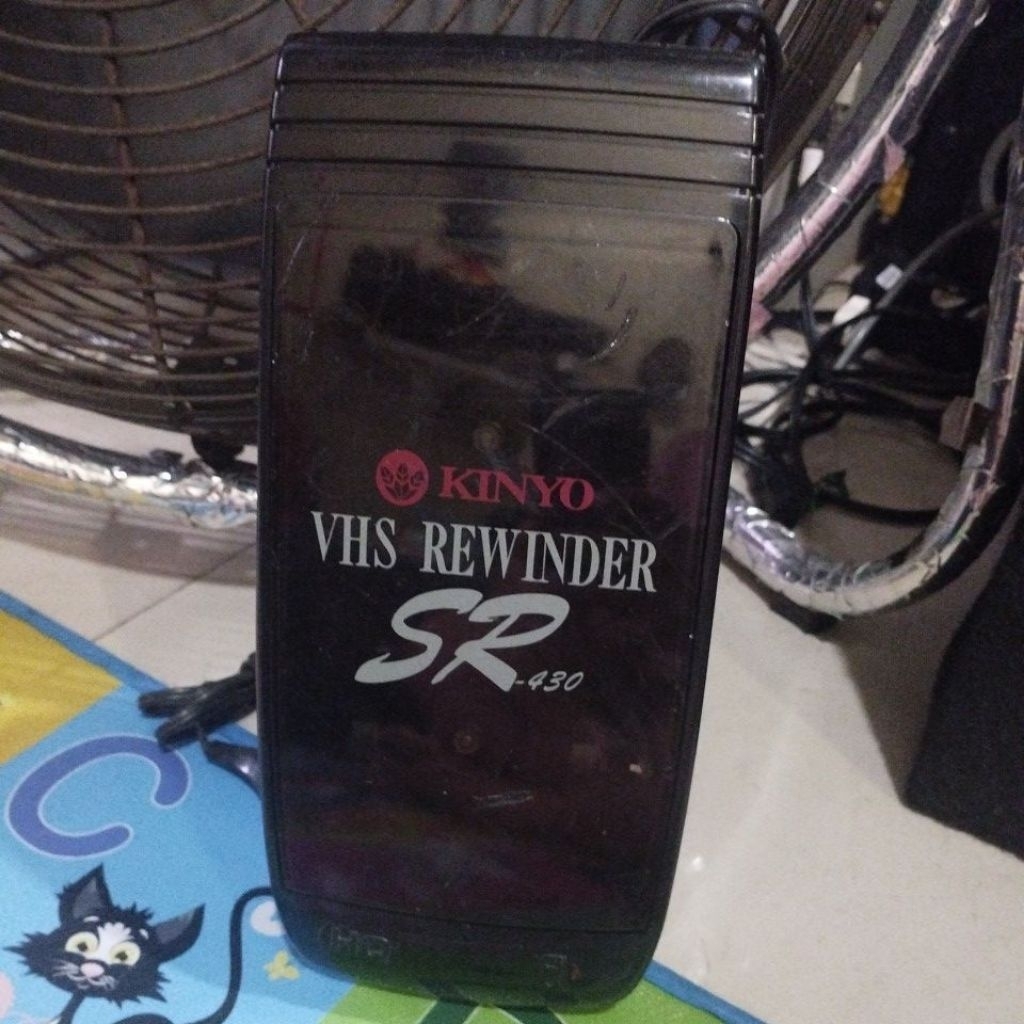 video cassette rewinder vhs rewinder kinyo sr-430