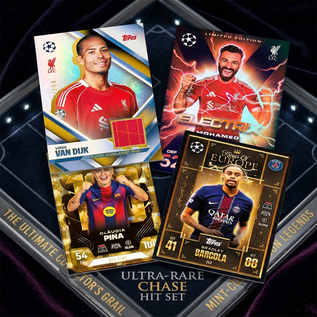 [MARSCOOLPLAY] 2025-26 Topps Match AttaxExtraUCL Champions League Football Booster Pack