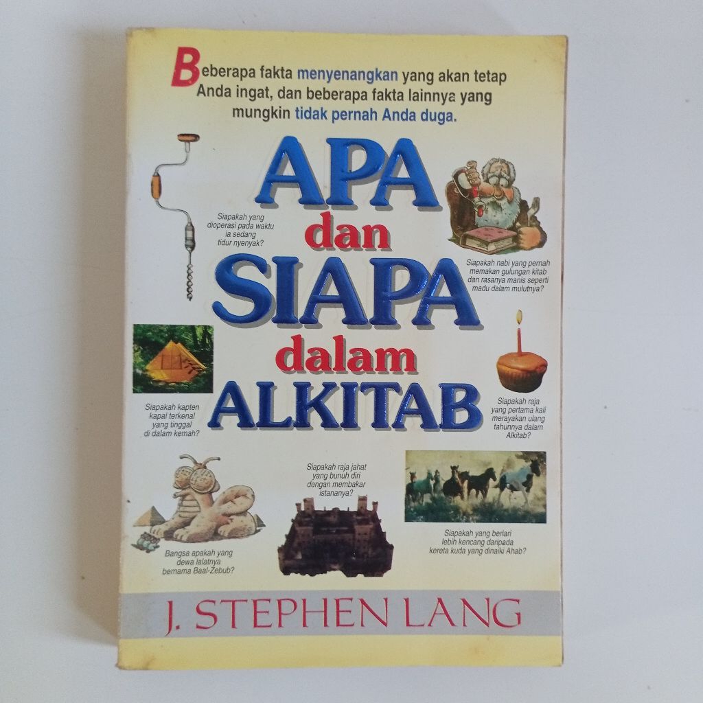 Buku Apa Dan Siapa Dalam Alkitab J Stephen Lang