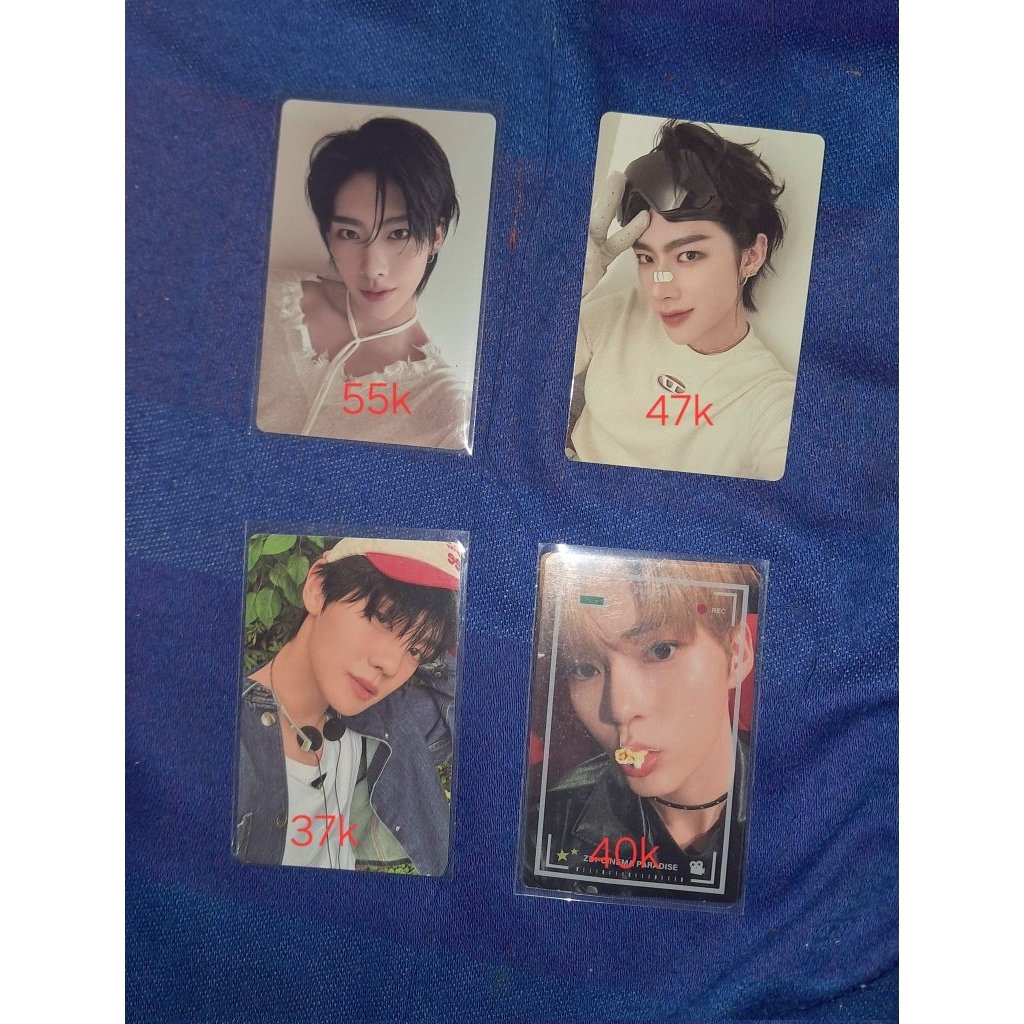 PHOTOCARD OFFICIAL ZEROBASEONE RICKY HANBIN GYUVIN CINEMA PARADISE