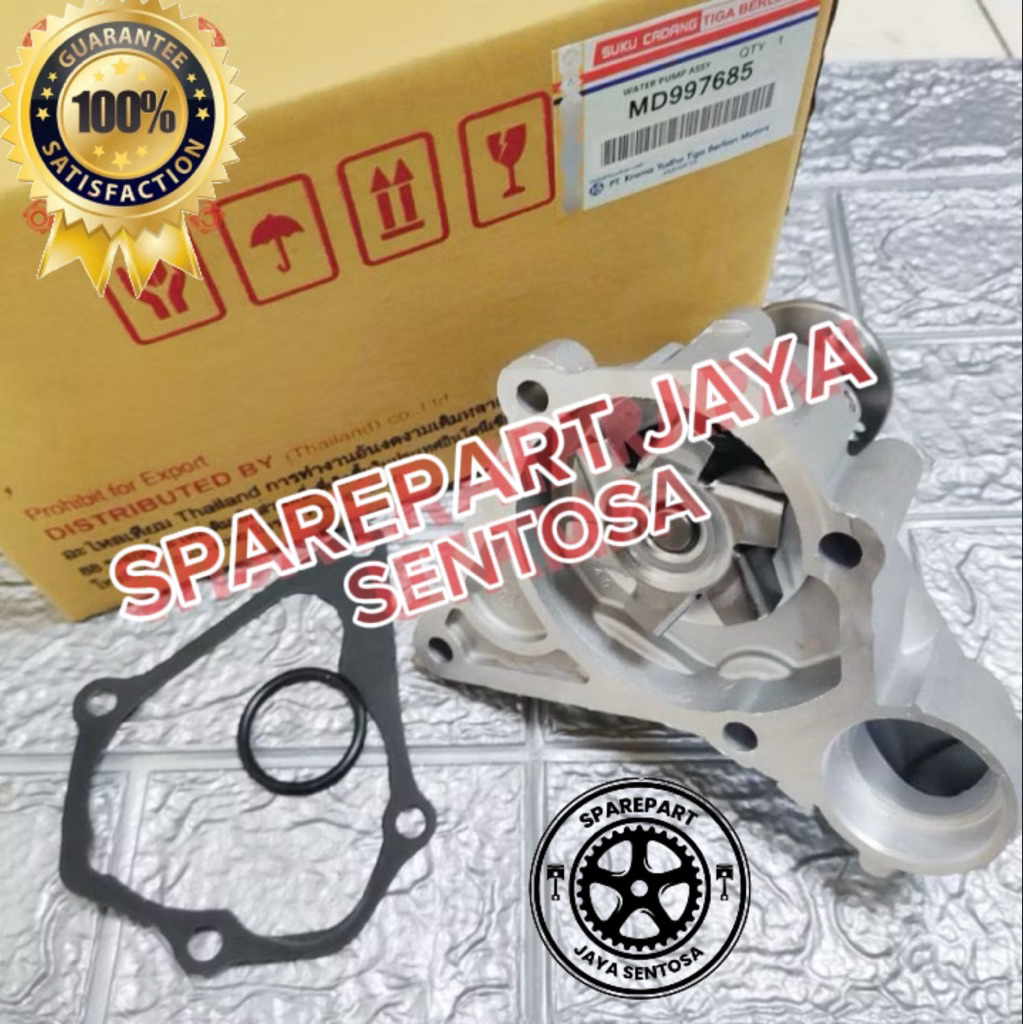 Water Pump Pompa Air Radiator Colt T120SS Injeksi T120SS Karbu Original PART MD997685