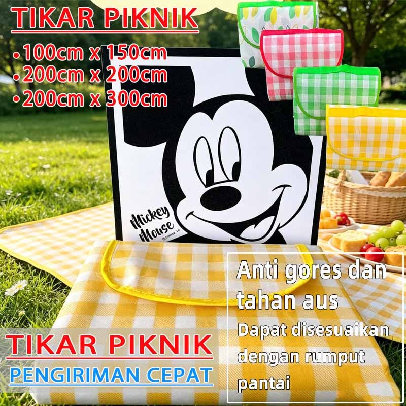 [Kualitasting]  tiker piknik jumbo tikar piknik waterproof tikar lipat piknik aesthetic tikar piknik