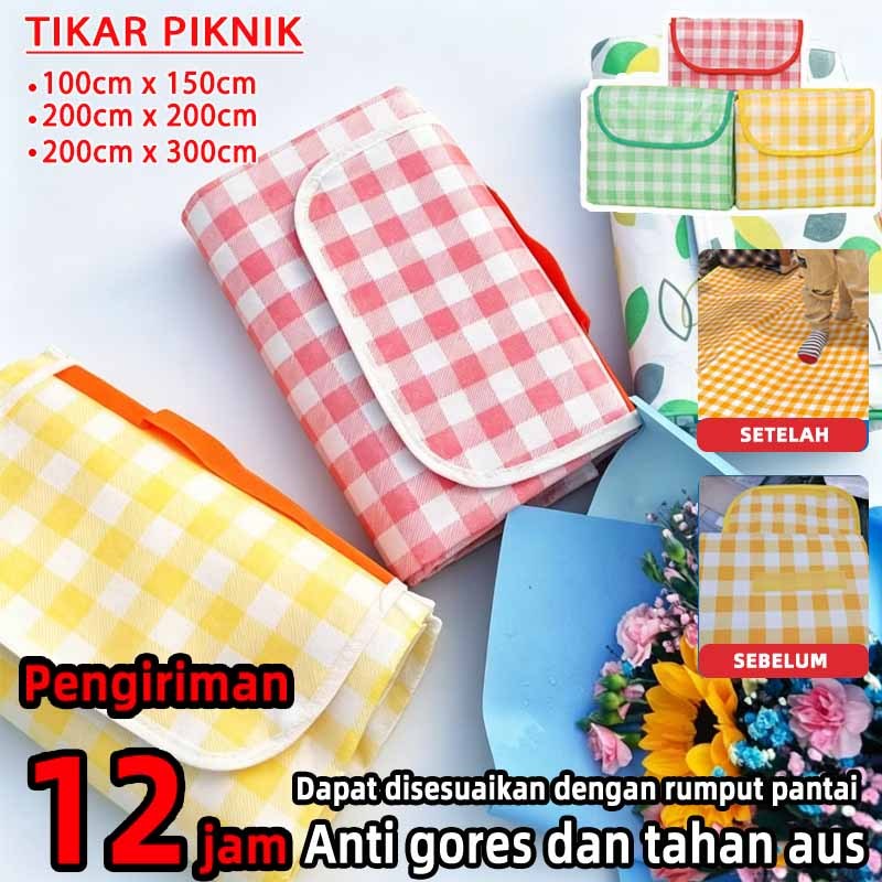 [Istimewa]  tikar piknik lipat alas piknik aesthetic tikar lipat piknik kecil alas kain piknik kain 