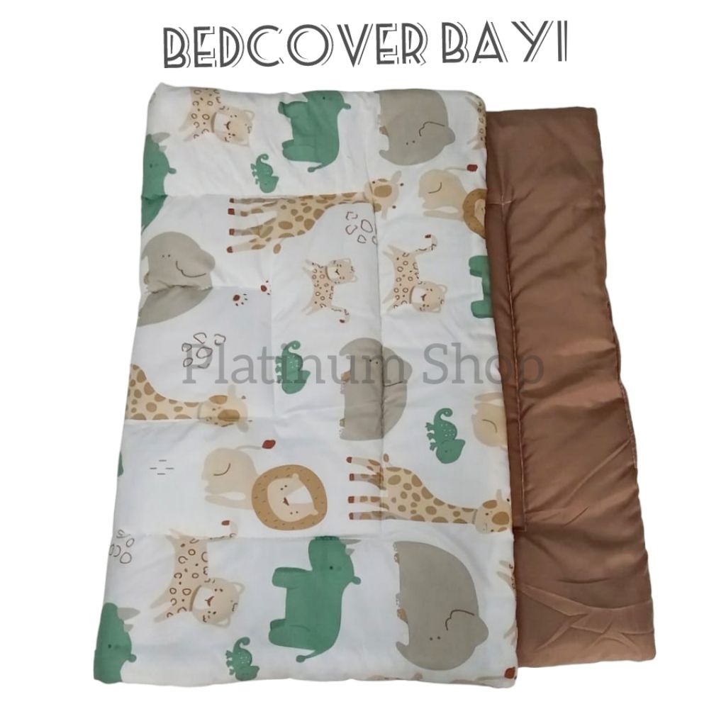 Platinum Baby | Bedcover Selimut Bayi Bahan Kain Katun CVC Lembut Nyaman Untuk Bayi