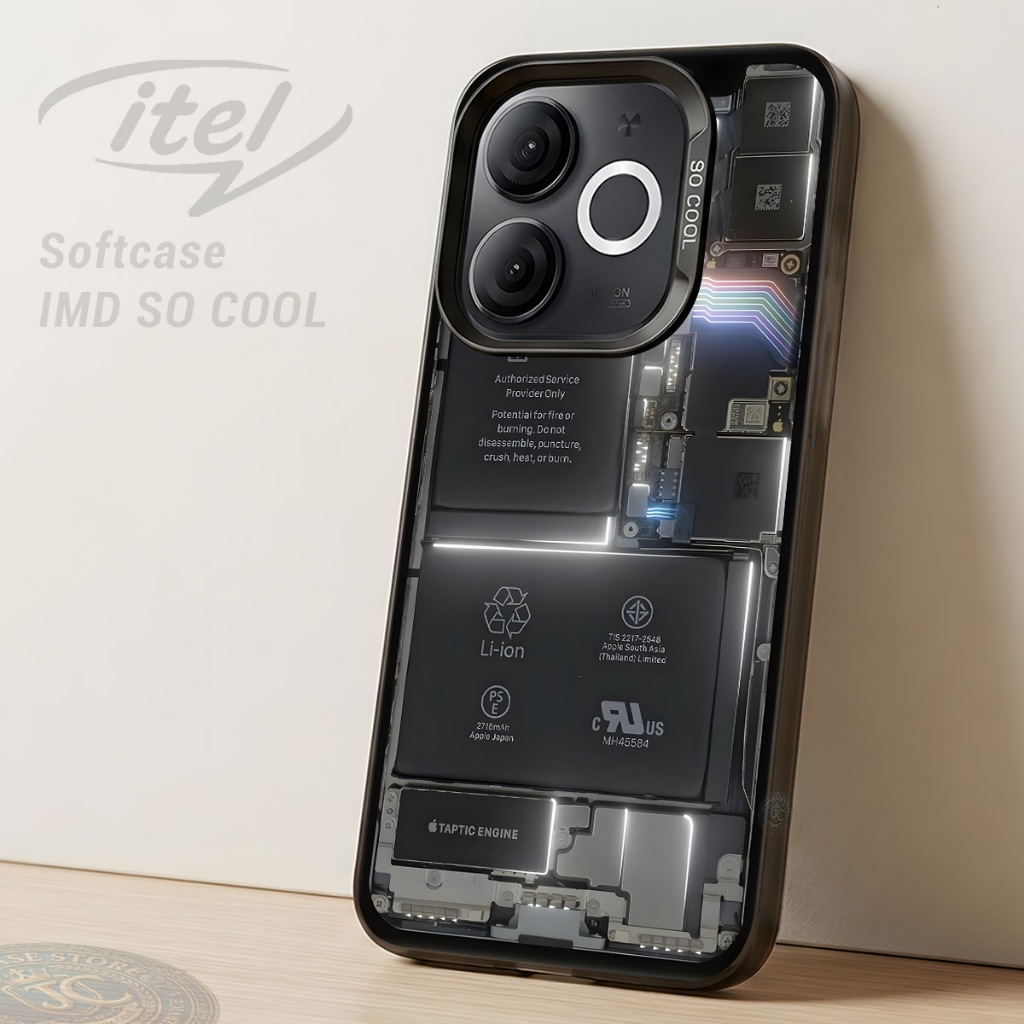 JC13 Case Itel A80 A60 P55 5g A50 4g S23 Plus Pelindung Hp Glossy/Kilau Silikon Junior Case Store Ca
