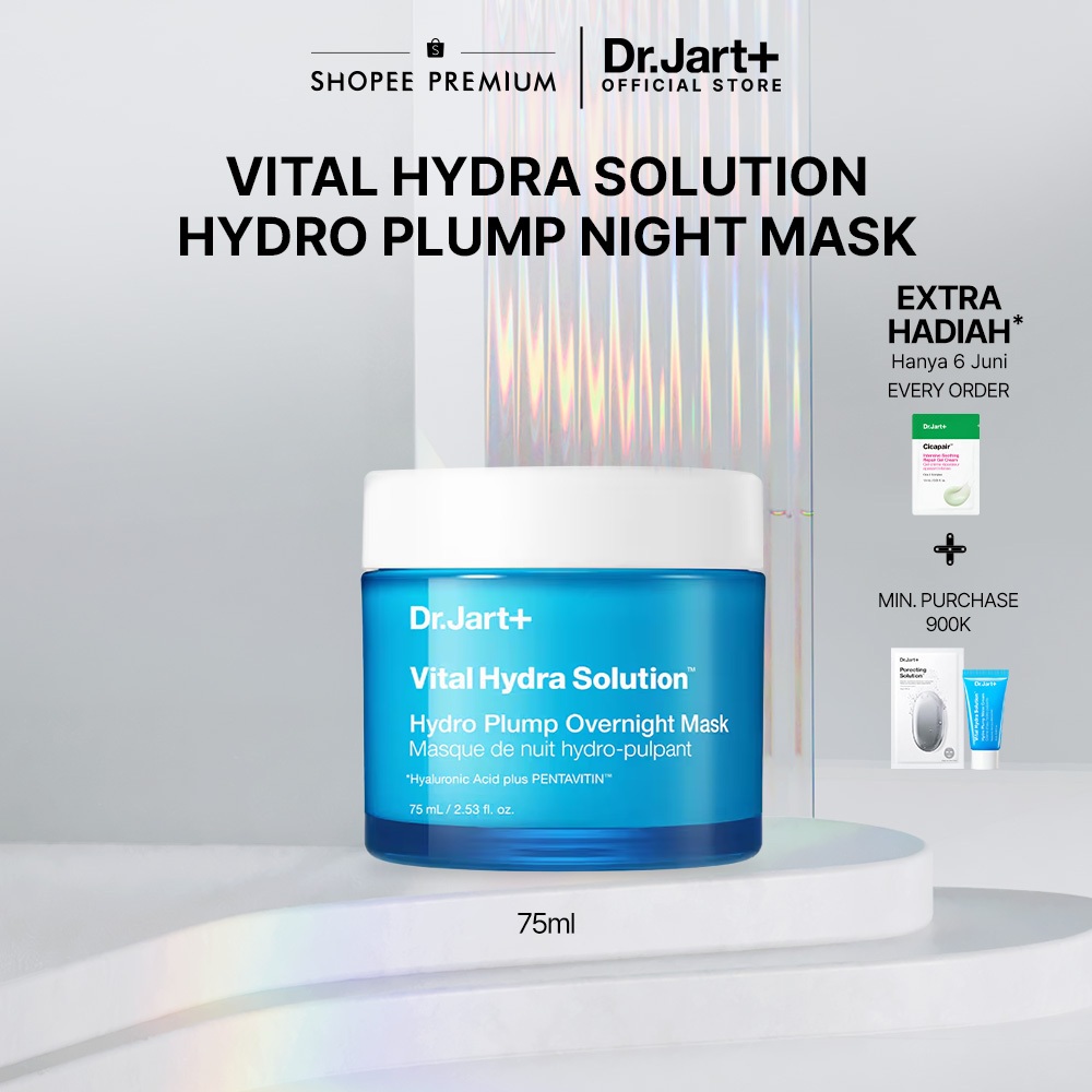 Dr.Jart Official Vital Hydra Solution Hydro Plump Overnight Mask | Sleeping Mask, Overnight Mask, Sk