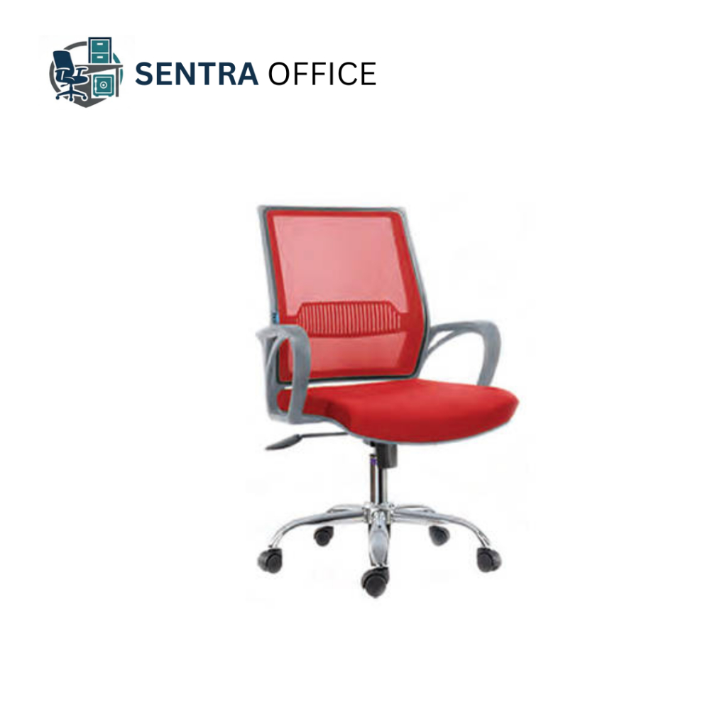KURSI INCO INDACHI PARGO GREY - KURSI KANTOR JARING ERGONOMIS