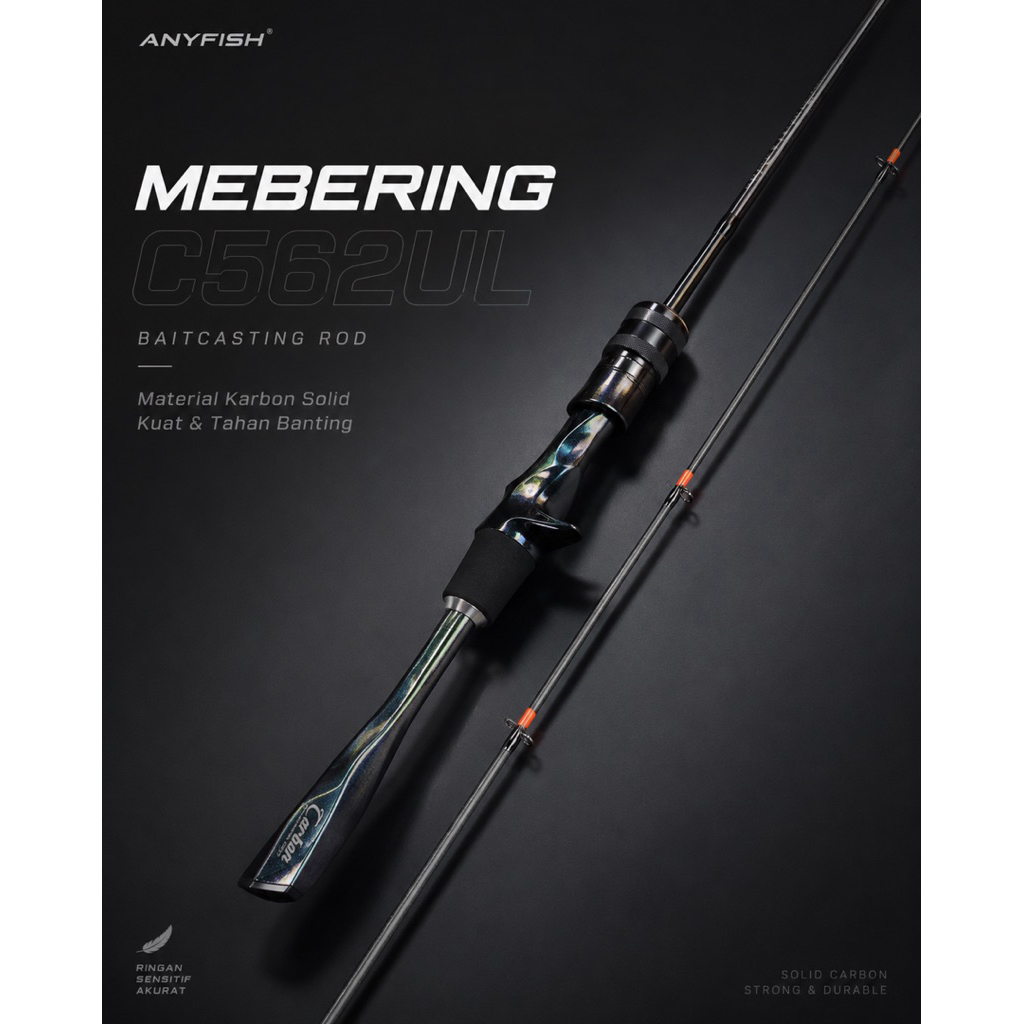 JORAN PANCING BC ANYFISH MEBARING C562UL - CARBON SOLID