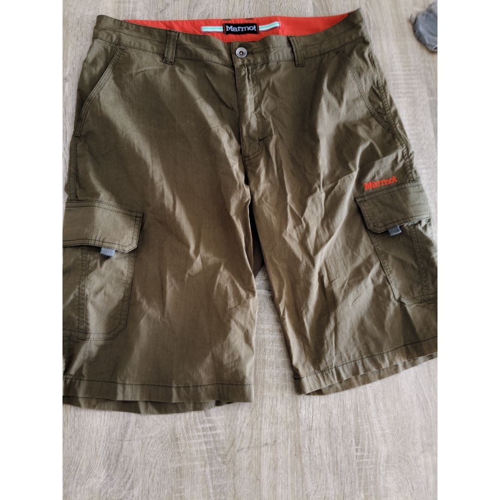 Celana Pendek Cargo Pendek Marmot Outdoor Olahraga Hiking Gunung Original 100%