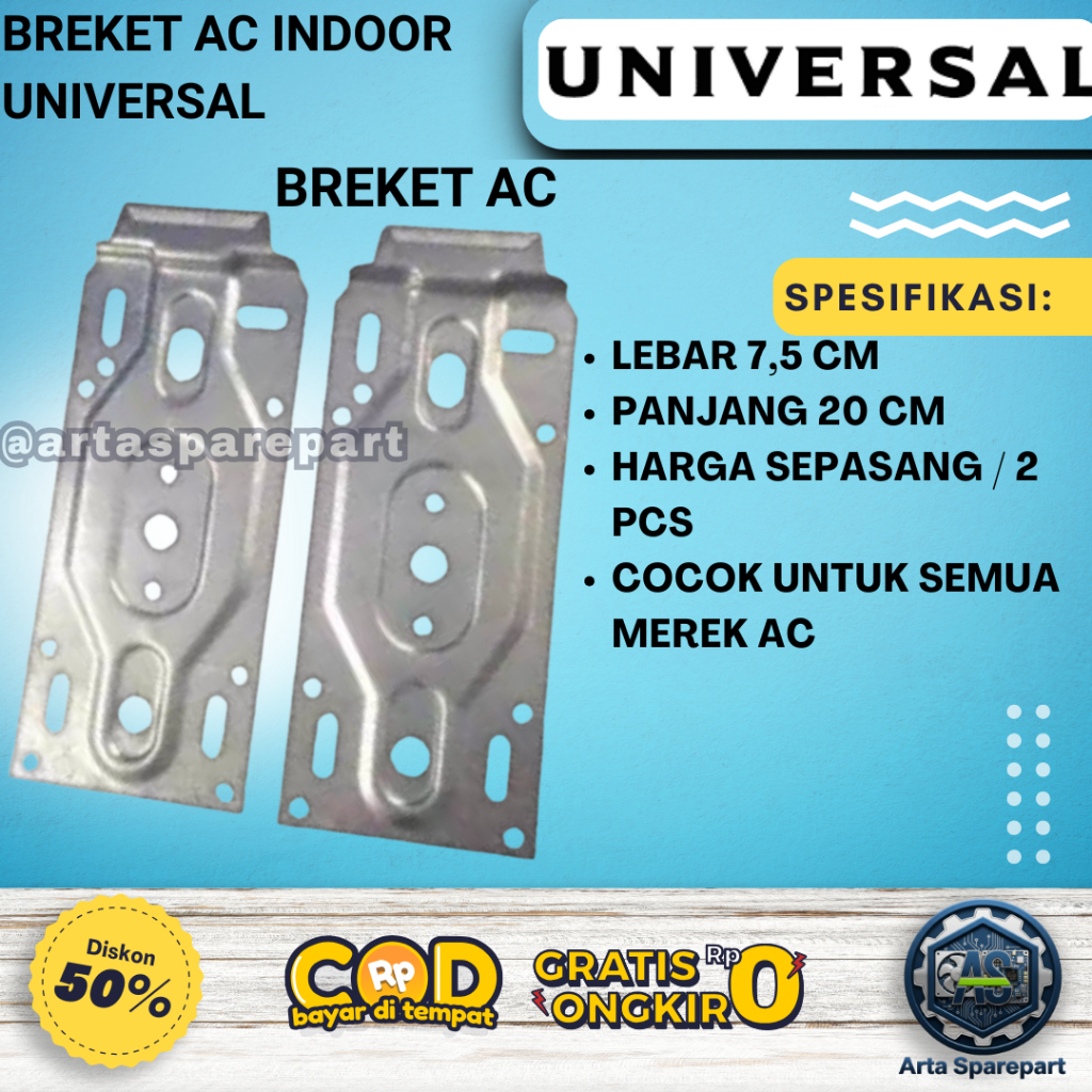 Breket Universal Bracket Indoor AC Bracket Indoor Multi | Sparepart AC