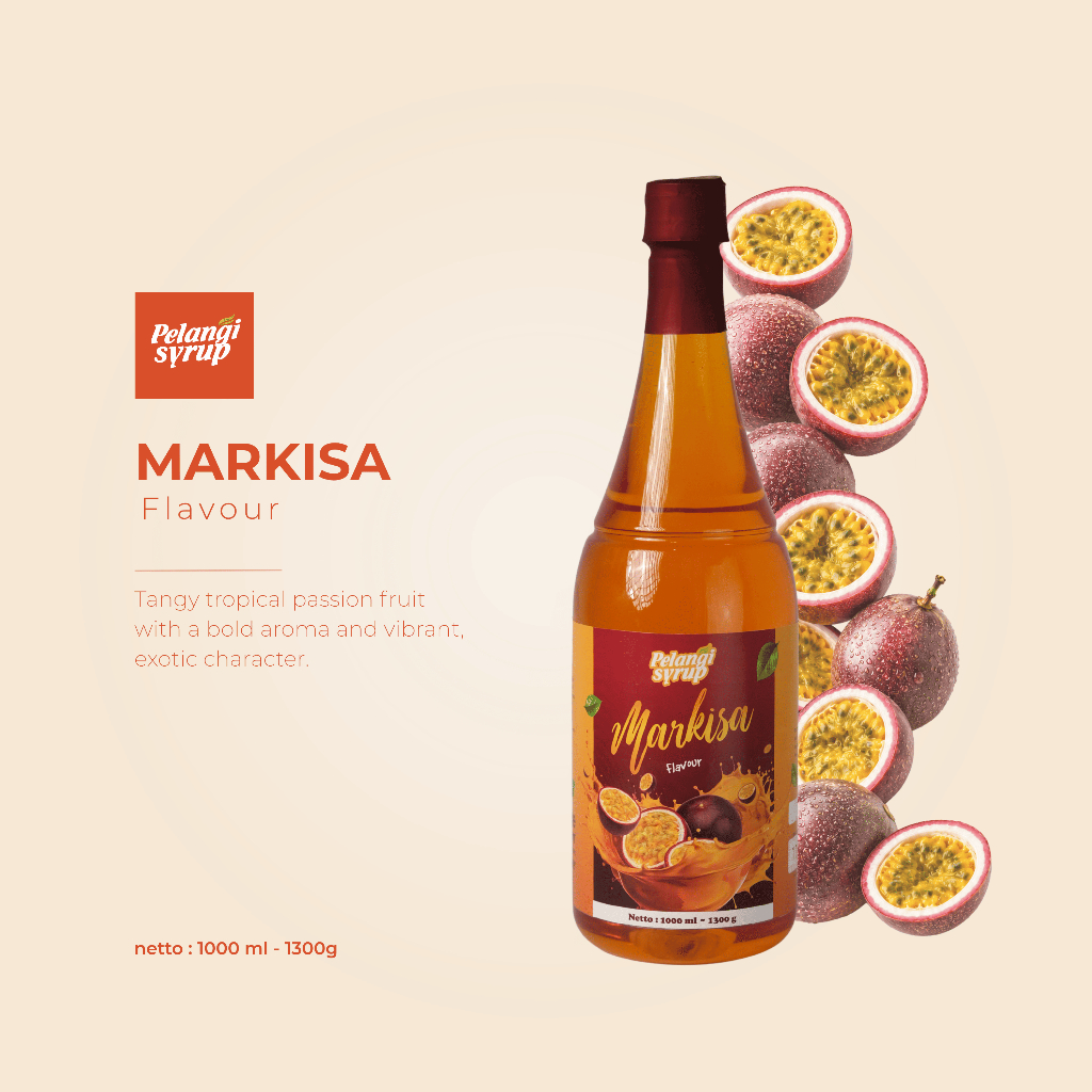 Pelangi Markisa Syrup - Sirup Markisa (1000 ml)