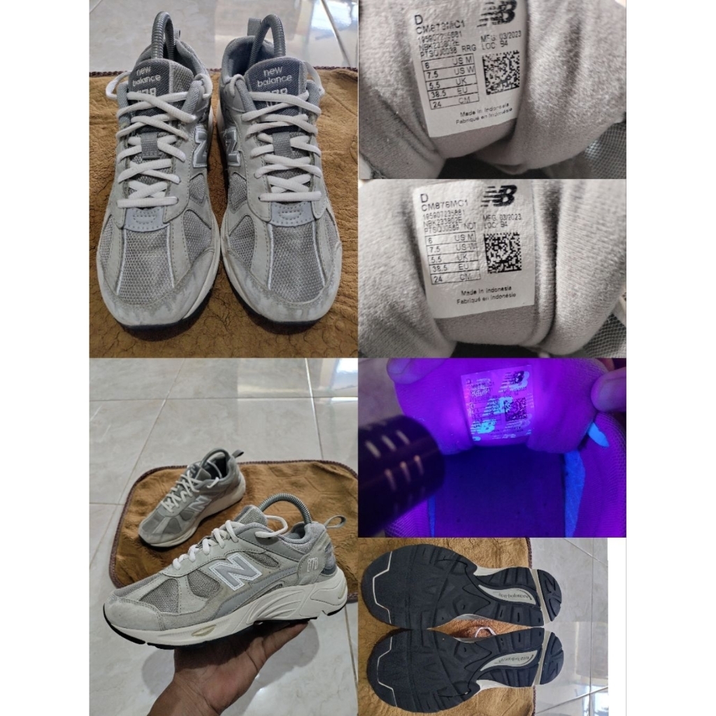 Sepatu Preloved Second Original New Balance NB 878 Size 38