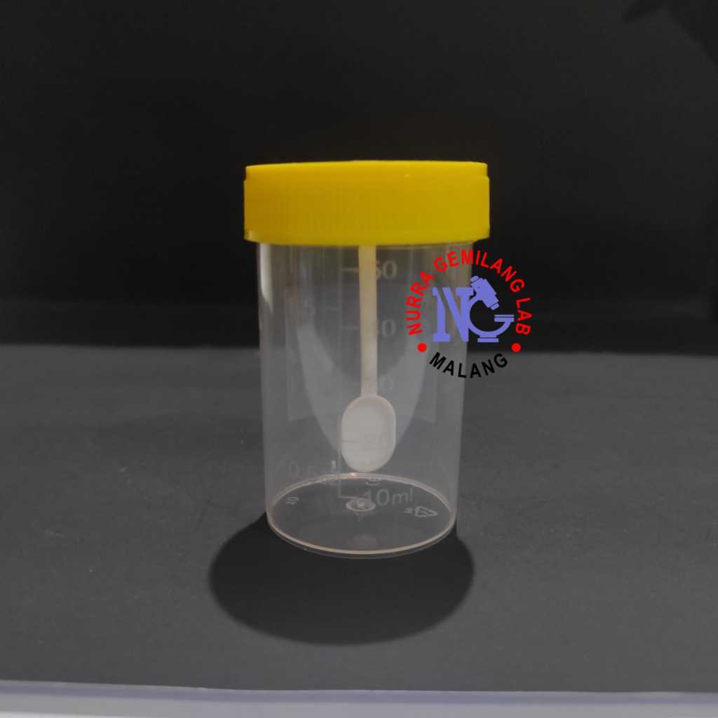 Pot Feses Onemed 60 ml | Stool Container Plastik Non Steril