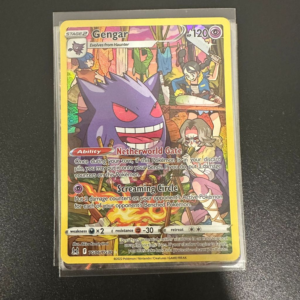 Gengar TG06/TG30 Pokemon TCG English Card Kartu bukan JP Japanese bukan indonesia