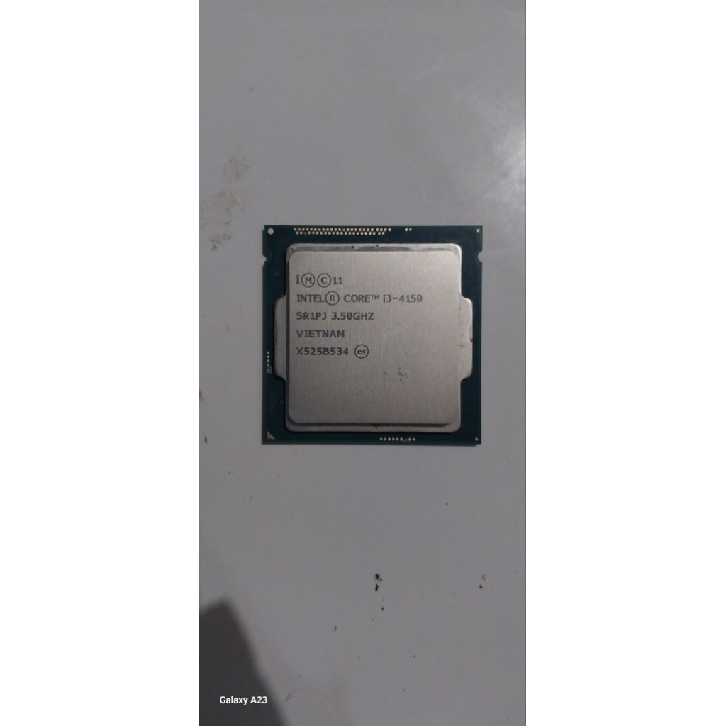 Prosesor Core I3-4150 + Kipas. Cocok dengan motherboard jadul berseri H81, B85, H87, atau Z97 (Gener