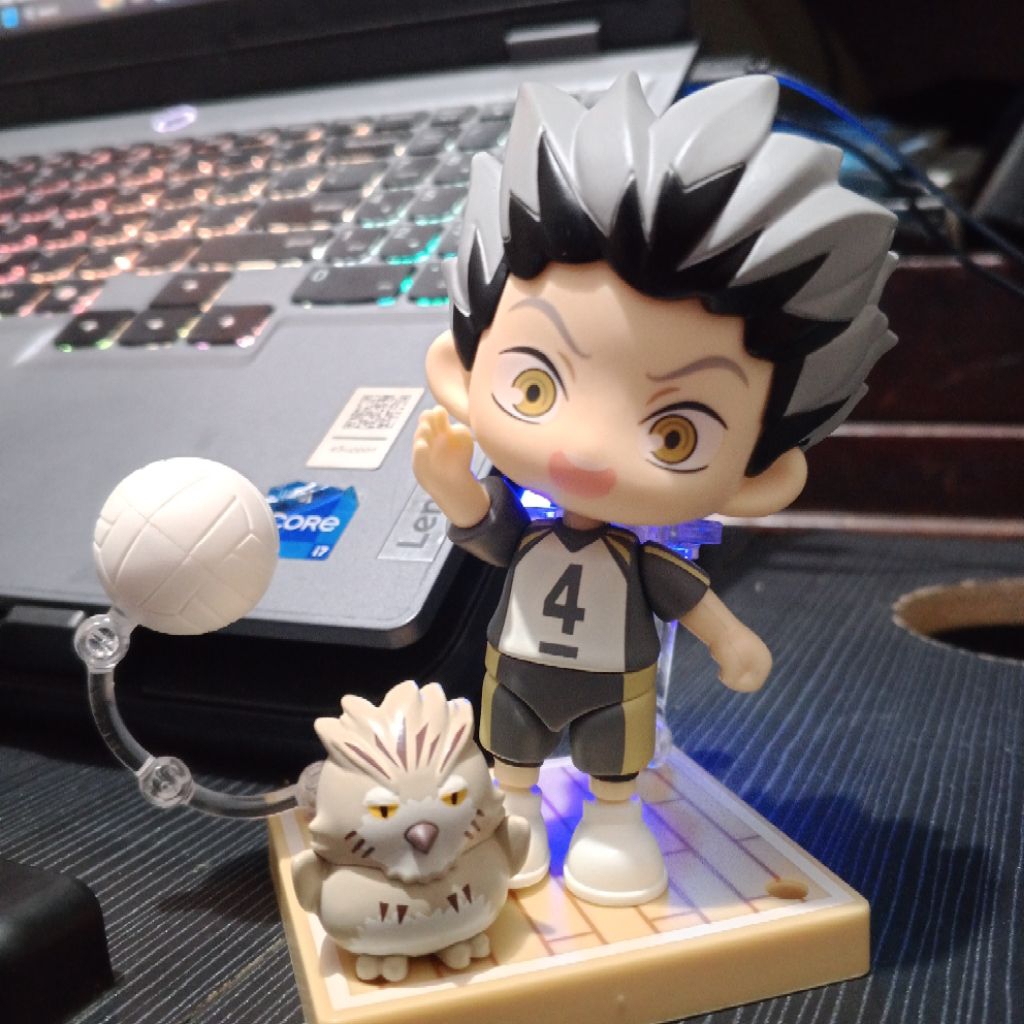 ready stok bokuto haikyuu keepplay zippiefigure bokuto kotaro nendoroid