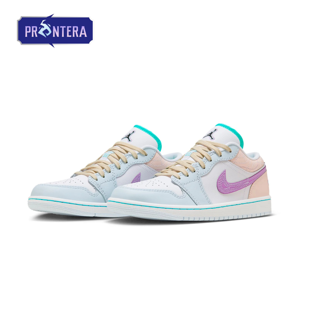 Prontera. - Sepatu  Air Jordan 1 Low Multicolor Sashiko Snakers Authentic