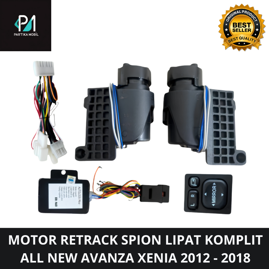 MOTOR RETRACK SPION LIPAT KOMPLIT ALL NEW AVANZA XENIA 2012 - 2018