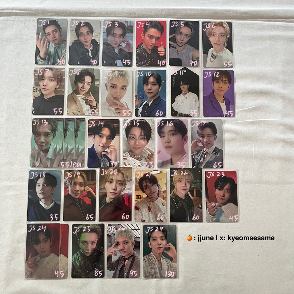 [baca desc] wts official photocard pc joshua seventeen album pob ld luckydraw event benefit