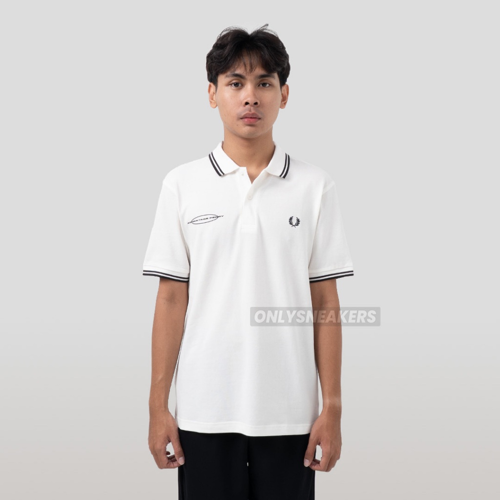 FRED PERRY ADVANTAGE PERRY POLO WHITE