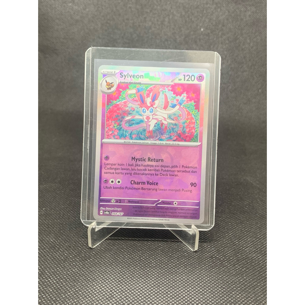 Sylveon masterball 068/187 kartu pokemon AR - TCG card original sylveon sar sylveon holo promo card