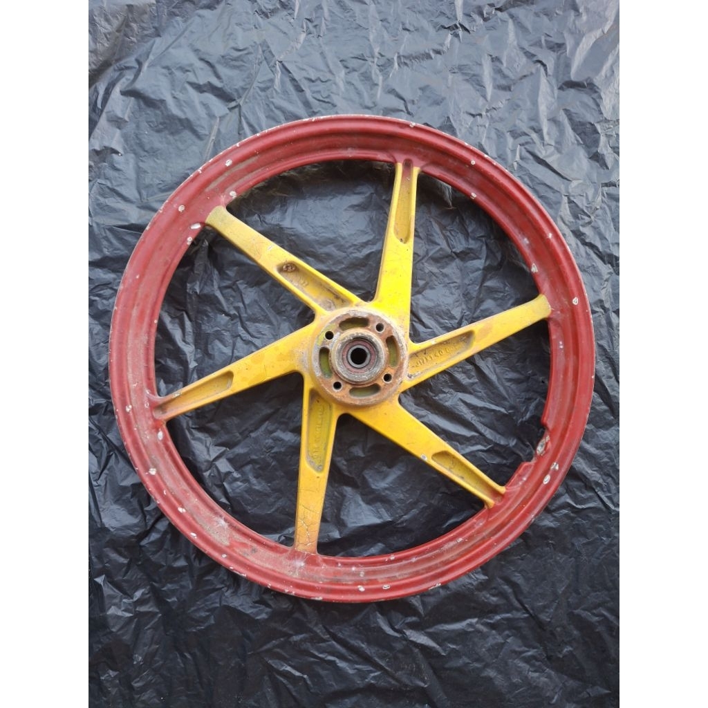 Velg depan Satria 2 Tak Lumba Bisa Juga Untuk Hiu Ori SGP Copotan